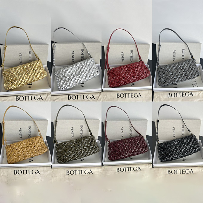 bottega veneta cha-cha intreccio leather shoulder bag #785780